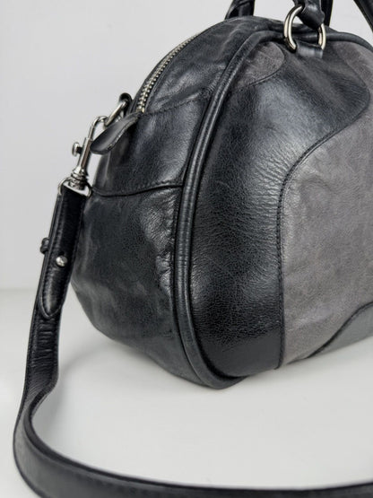 Miu Miu leather bowling bag
