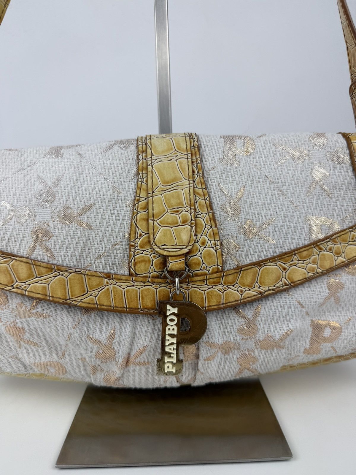 Vintage playboy monogram shoulder bag