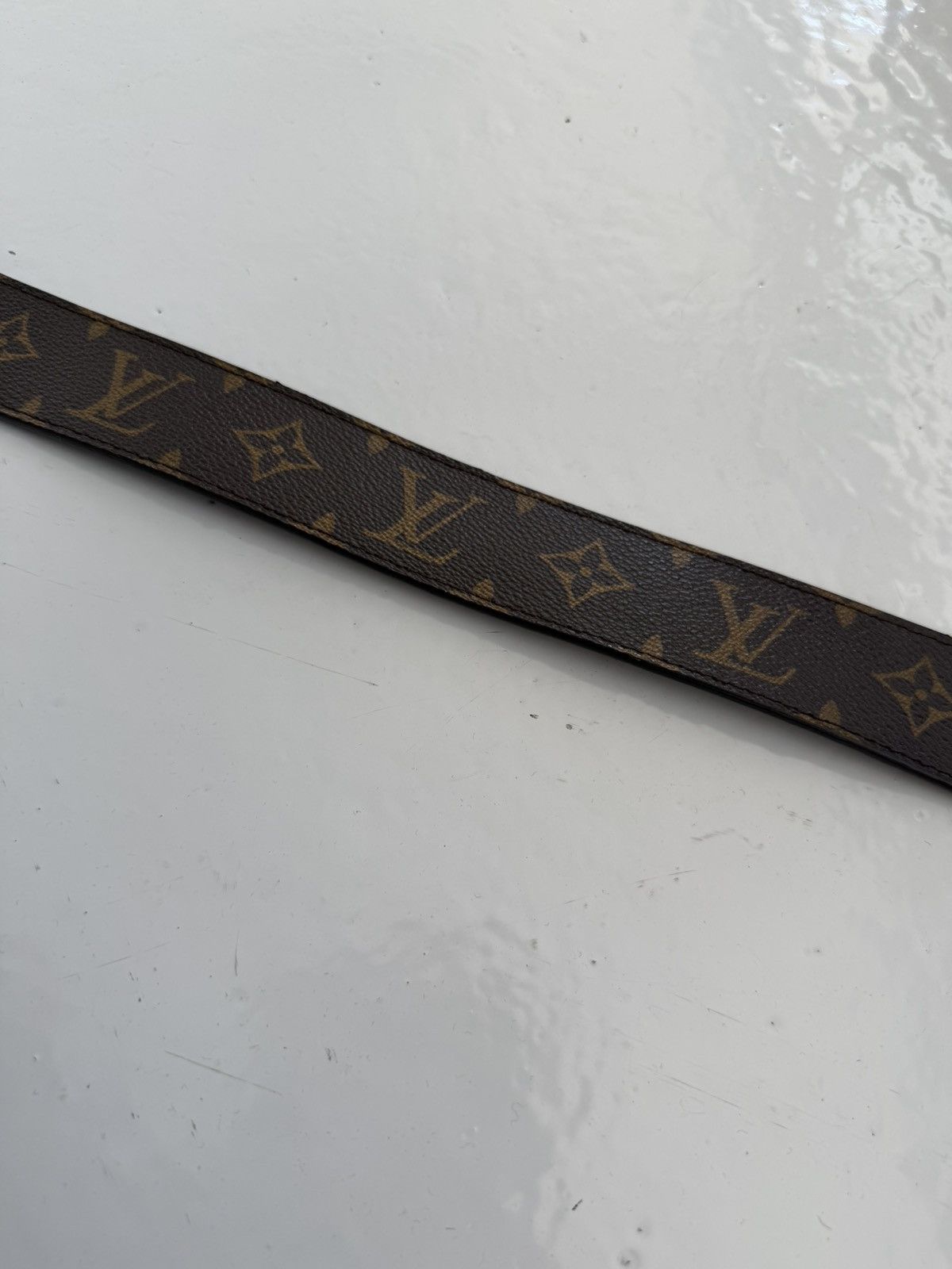 Louis Vuitton monogram initiales belt