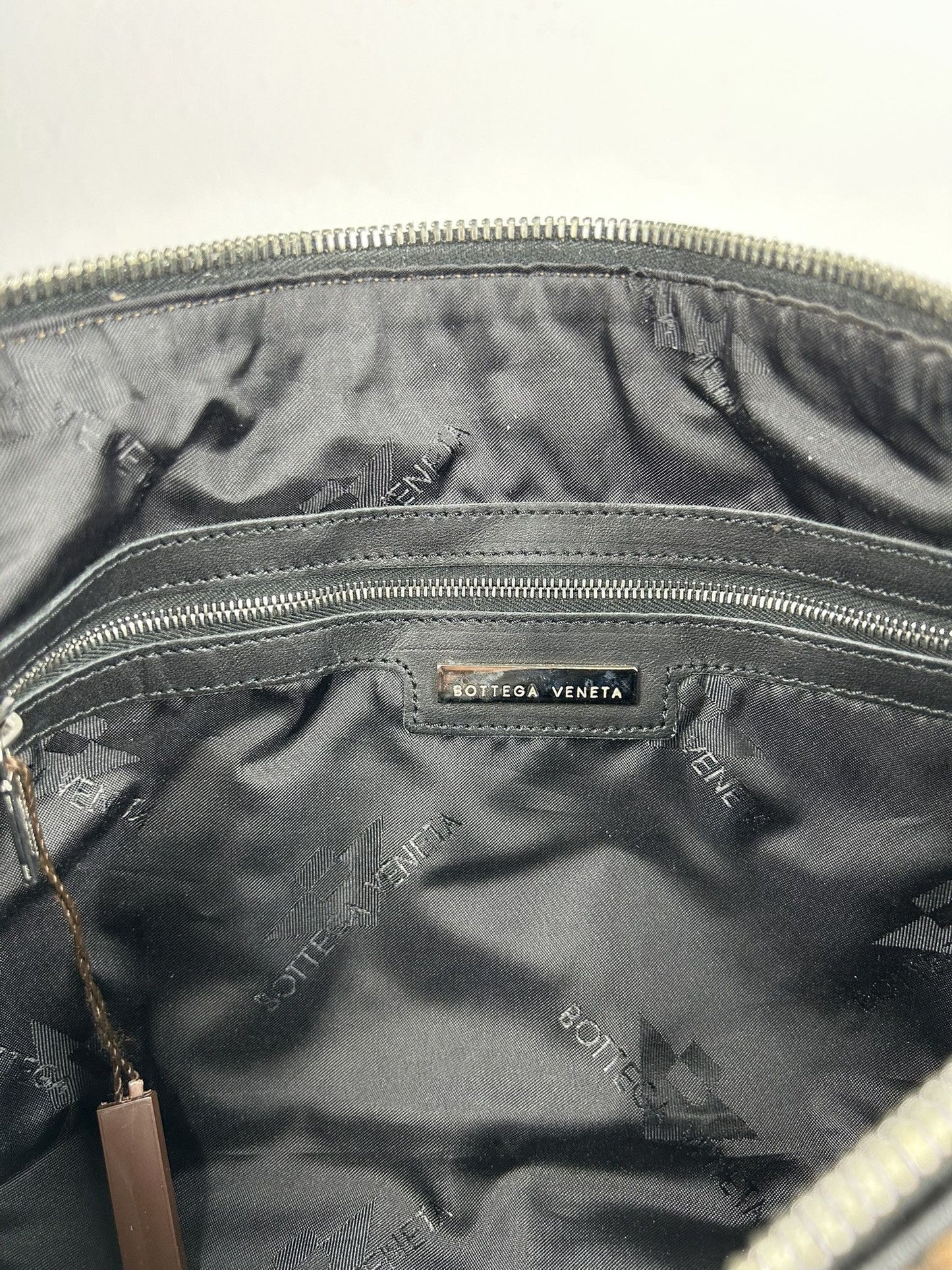 Vintage Bottega Veneta leopard print mini boston bag