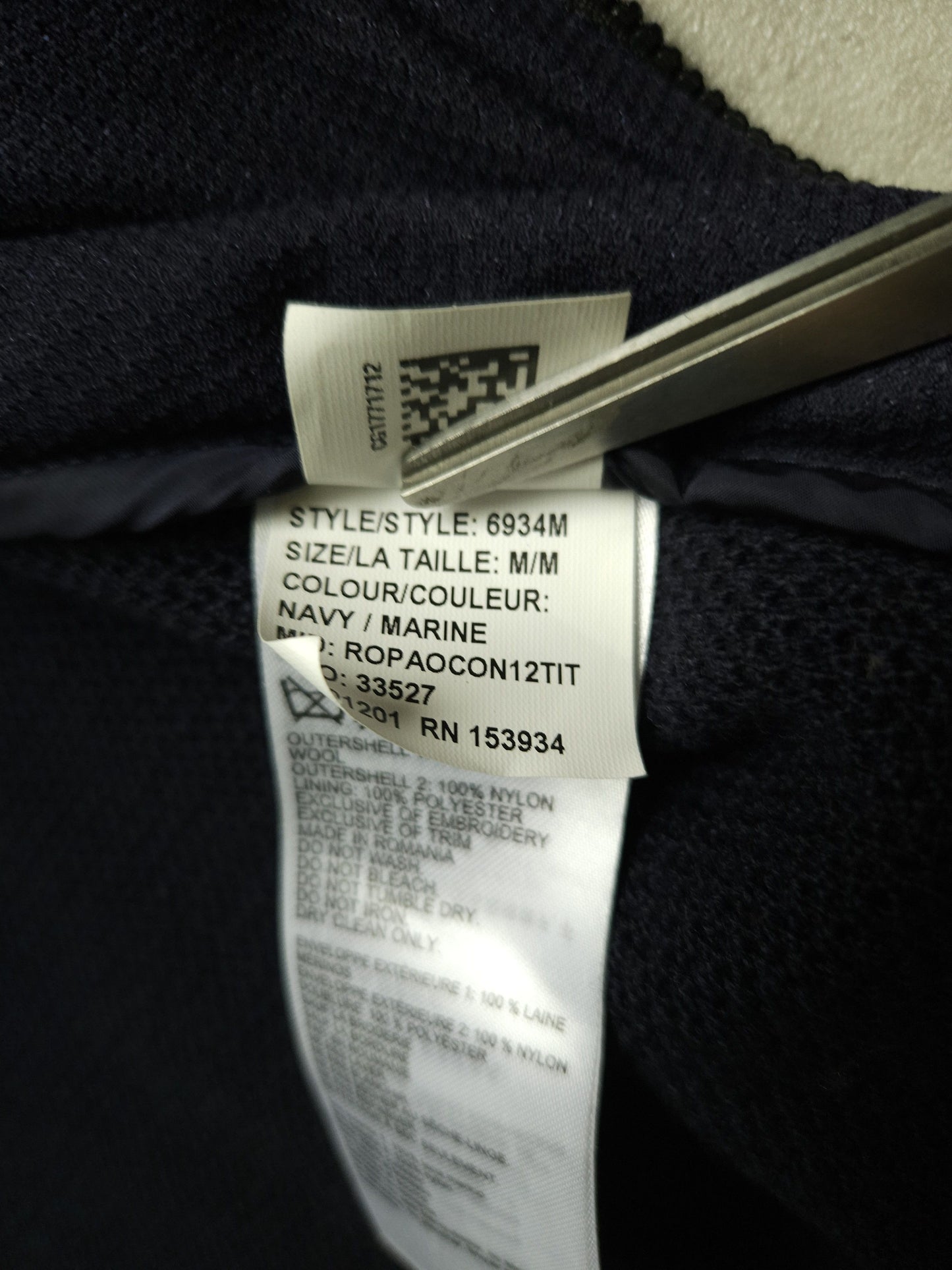 Canada goose windbridge merino wool and nylon light jacket