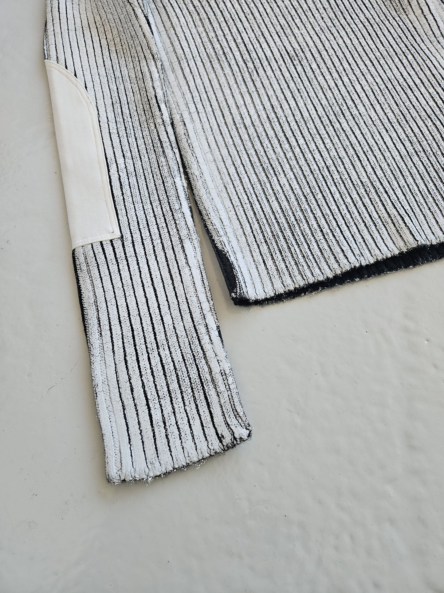 AW2018 Maison Margiela handpainted ribbed sweater