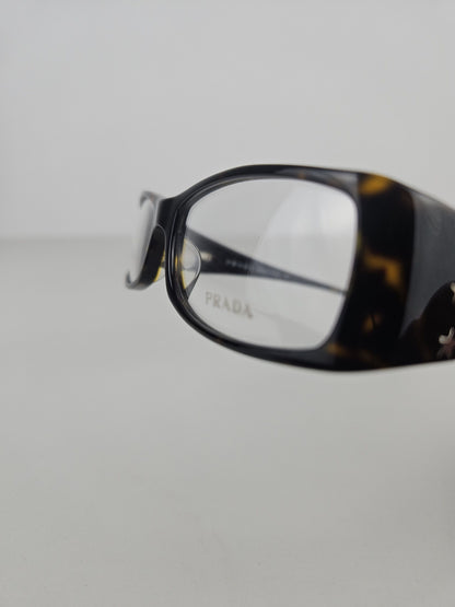 Vintage y2k prada star studded office siren glasses