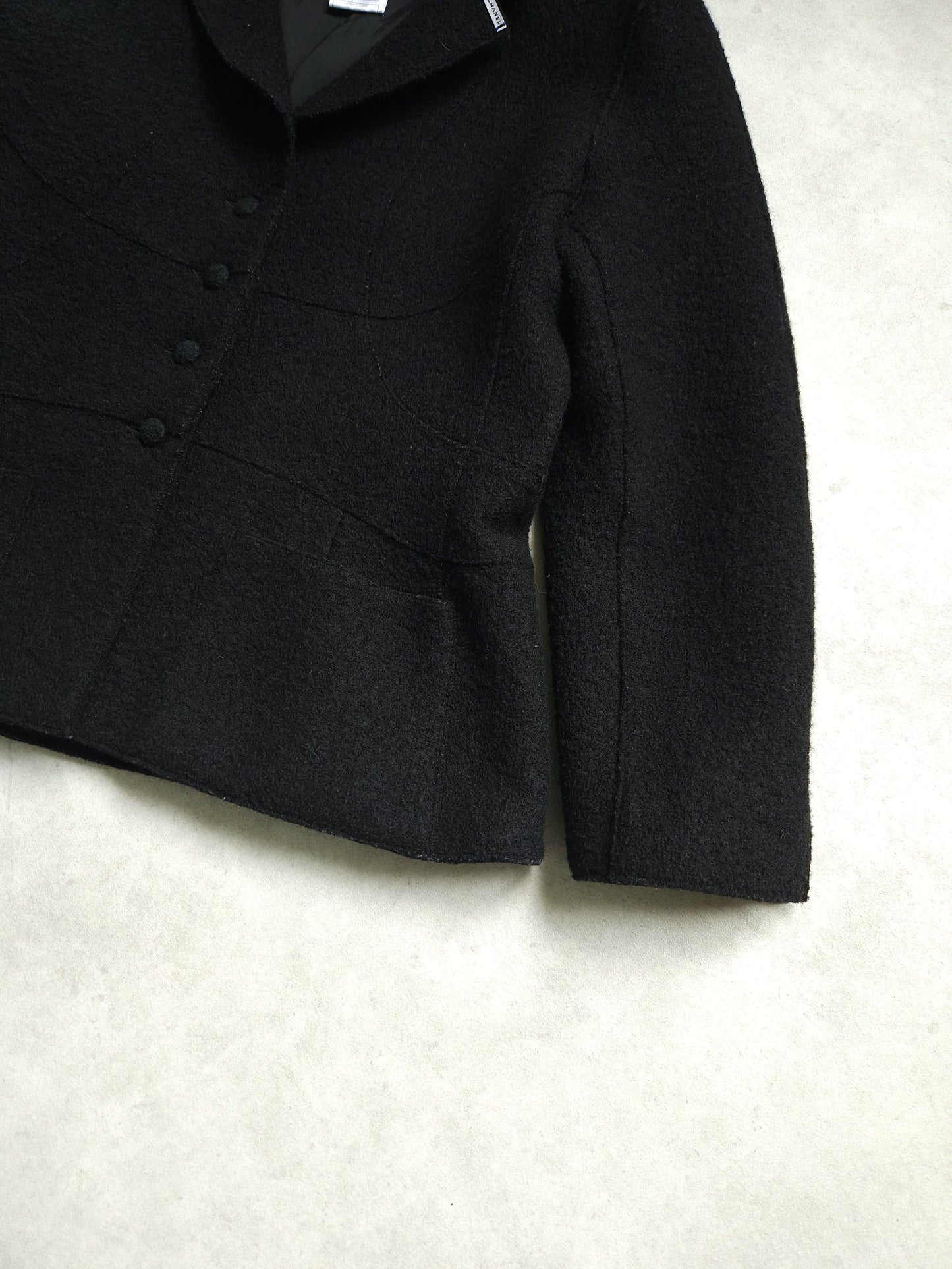 AW1999 Chanel wool tweed blazer