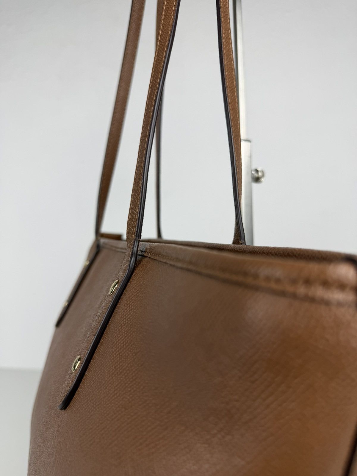 Coach crossgrain leather city tote bag