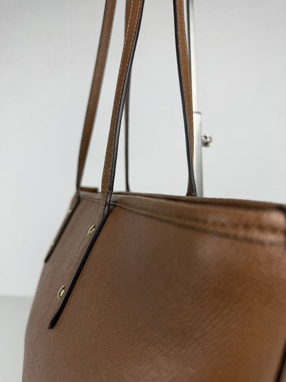 Coach crossgrain leather city tote bag