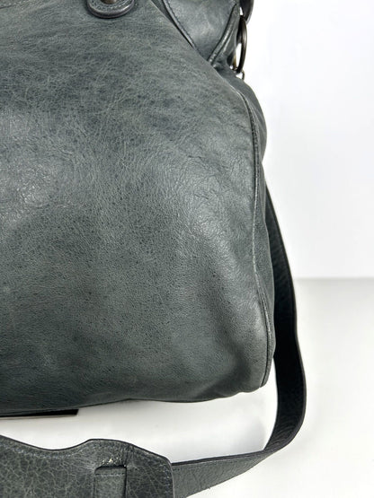 Balenciaga classic hardware city velo bag in dark green