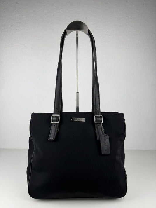 Coach neoprene and leather tote