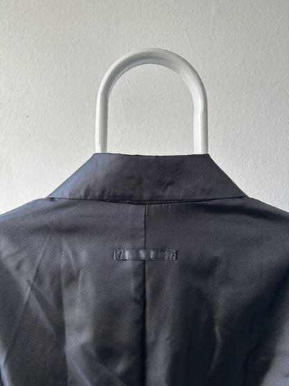 Gaultier homme objet nylon belted trench coat