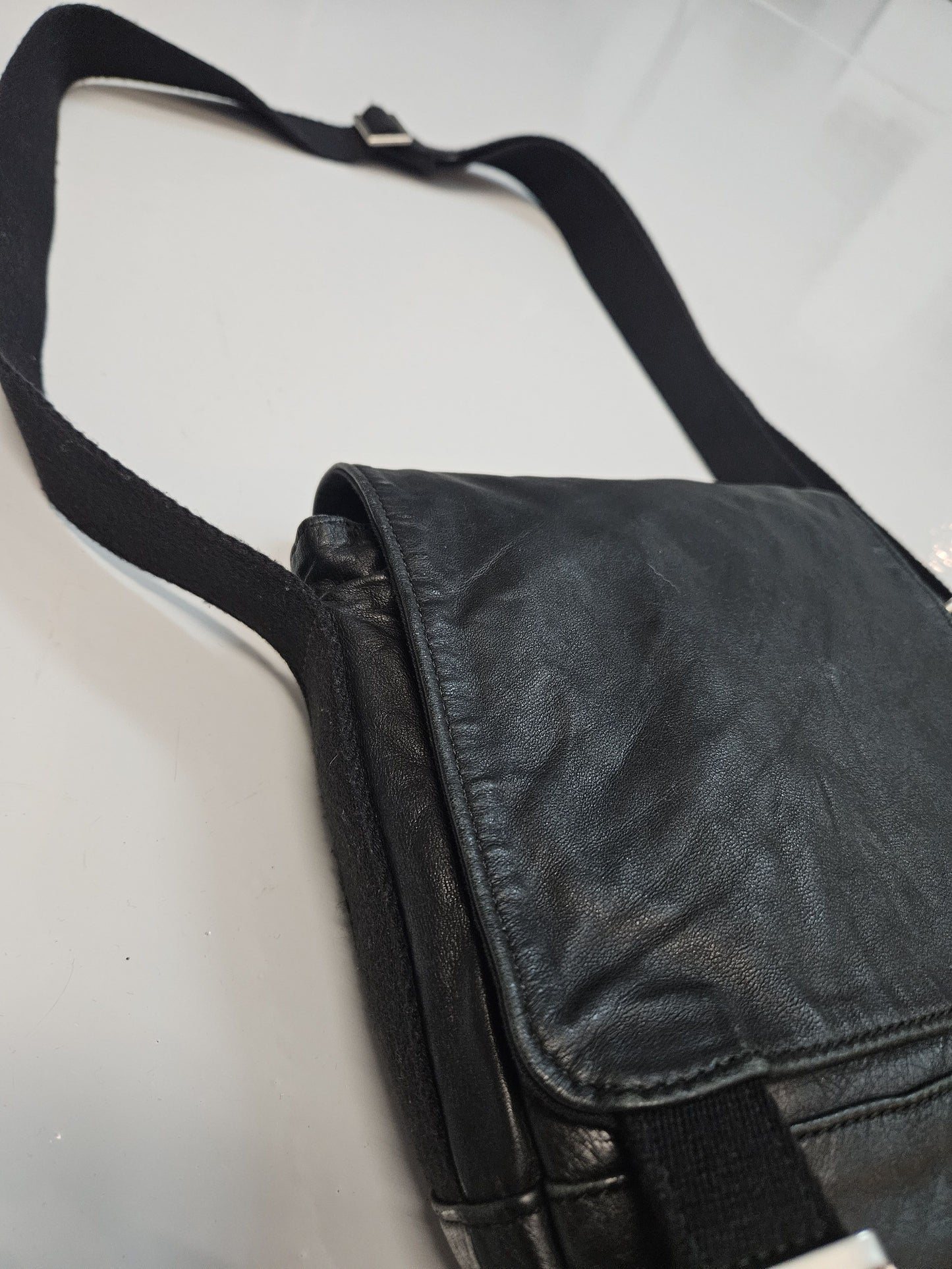 Y's Yohji Yamamoto leather shoulder/ crossbody bag