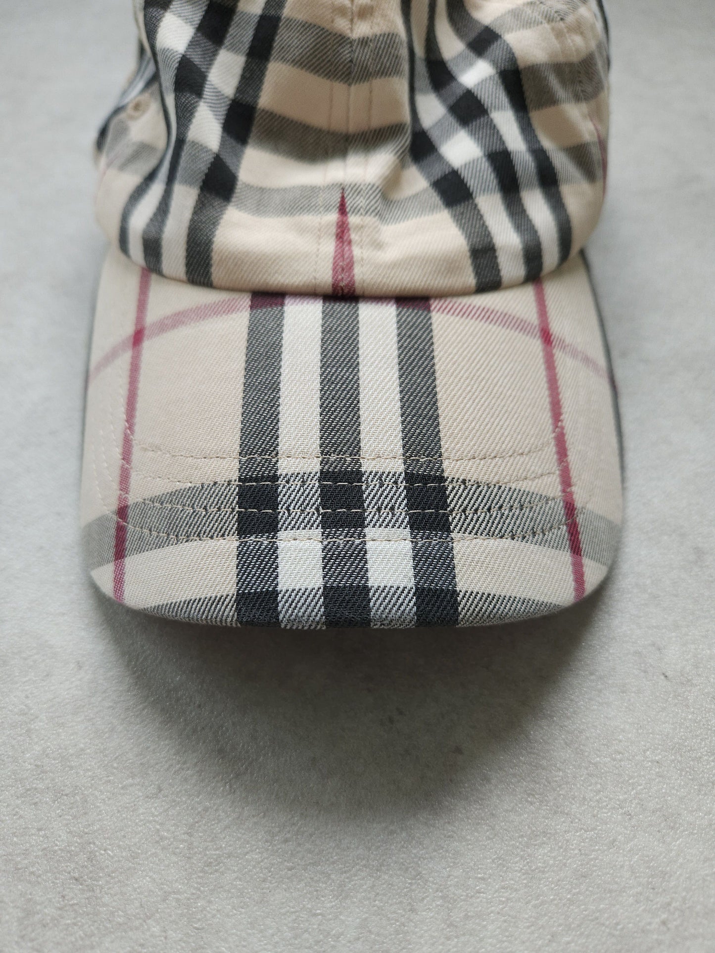 Vintage y2k burberry nova check hat cap