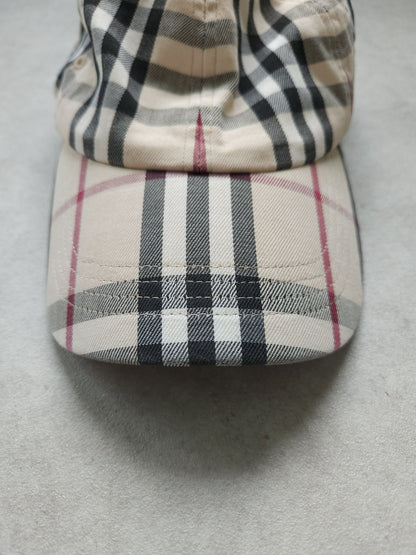 Vintage y2k burberry nova check hat cap