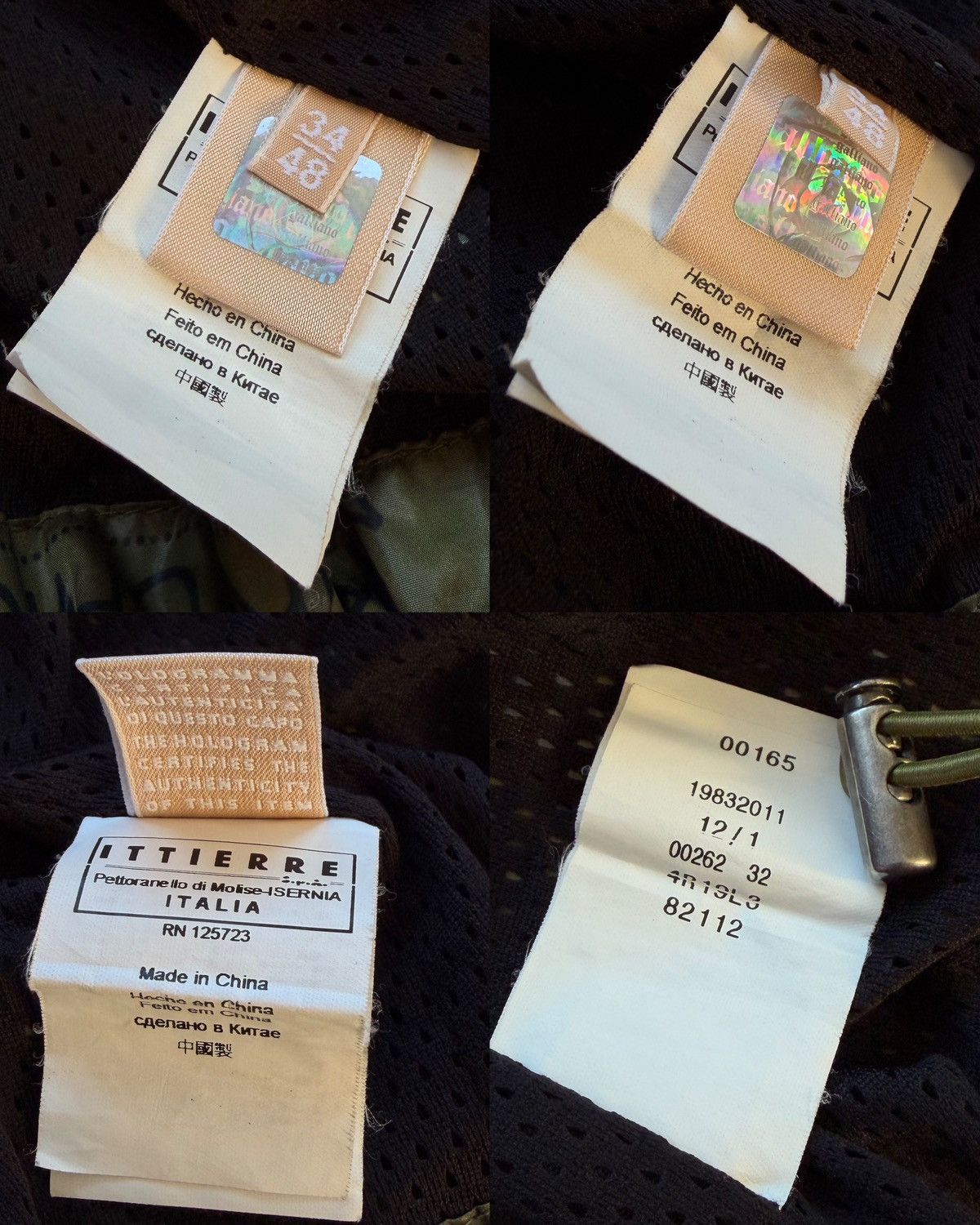 John Galliano newspaper print windbreaker jacket
