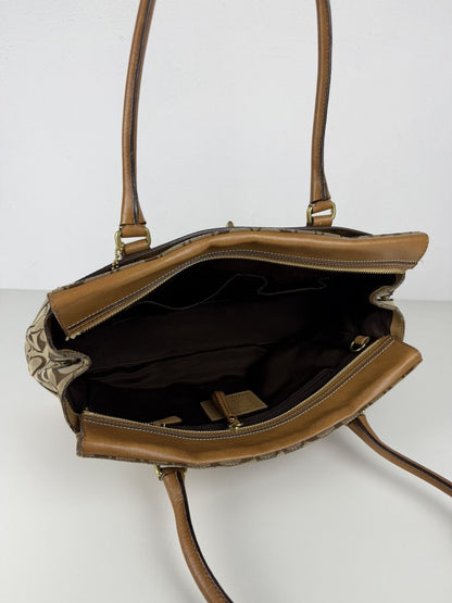 Coach signature turnlock Hamptons tote bag