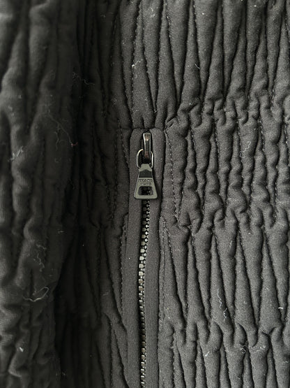 Archive AW2011 Prada pleated full zip sweatshirt