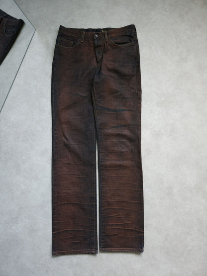 Archive y2k just cavalli overdyed slim denim