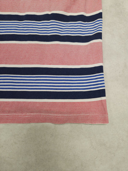 Vintage burberry striped polo shirt