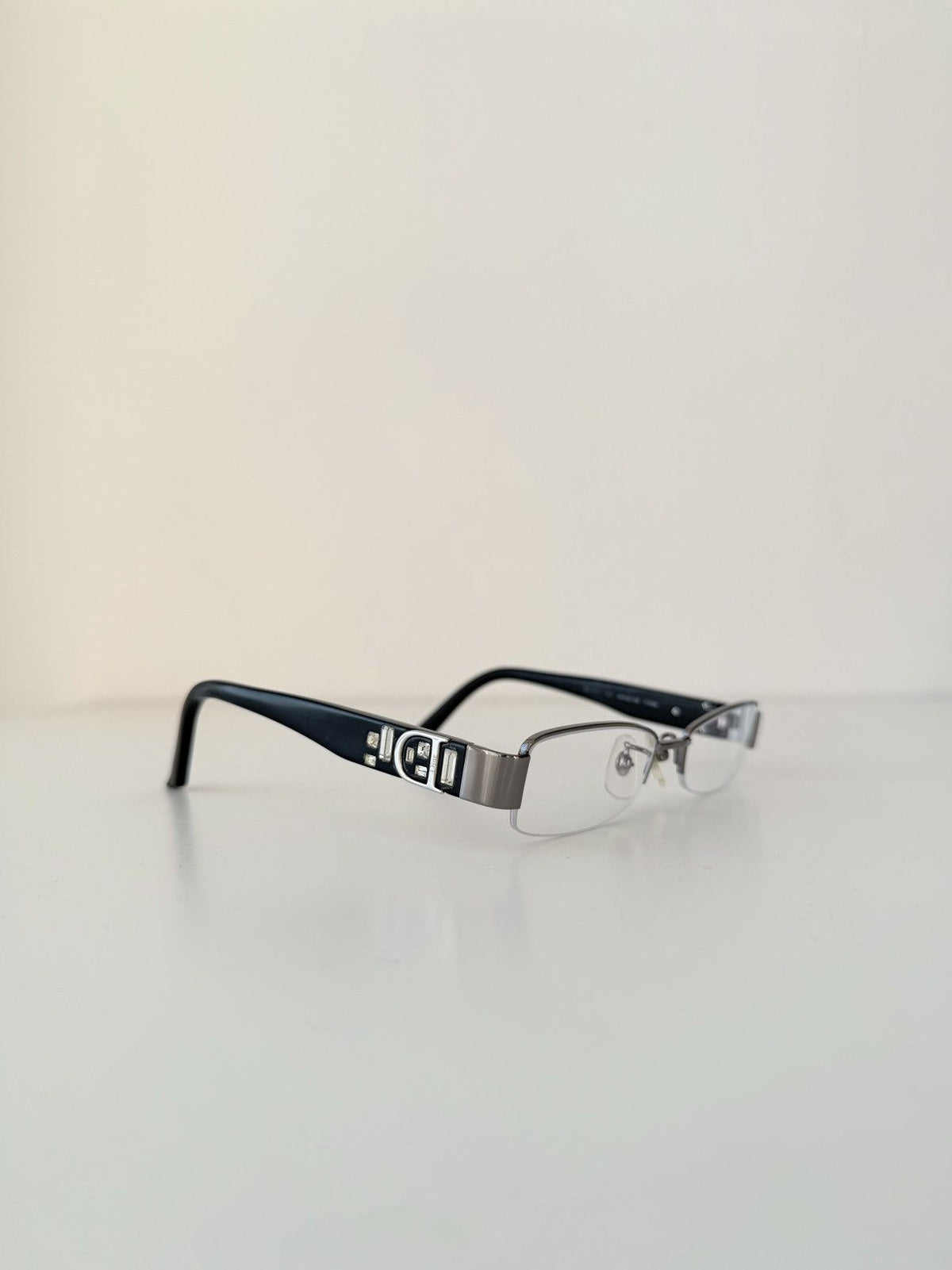 Vintage y2k Dior CD7681J rhinestone embellished glasses