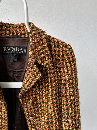 Vintage Escada tweed blazer
