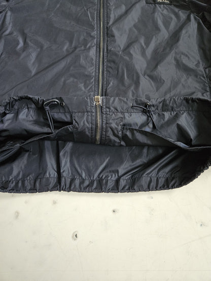 Prada sport art scg59h nylon chest logo hooded windbreaker