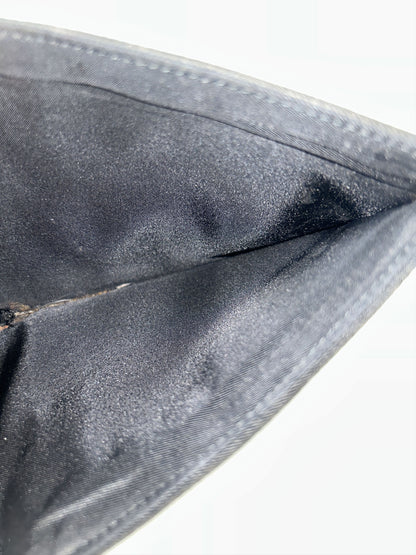 Prada triangle logo nylon bifold wallet