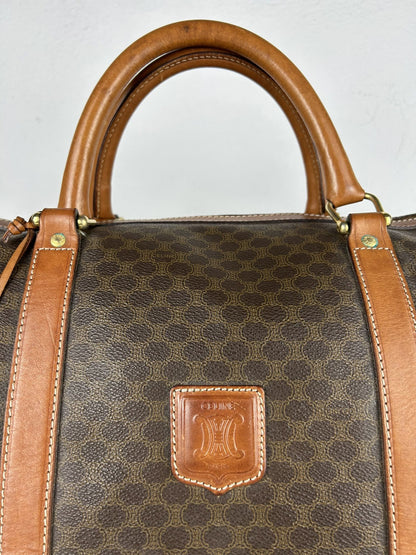 Vintage 90s Celine macadam monogram boston bag
