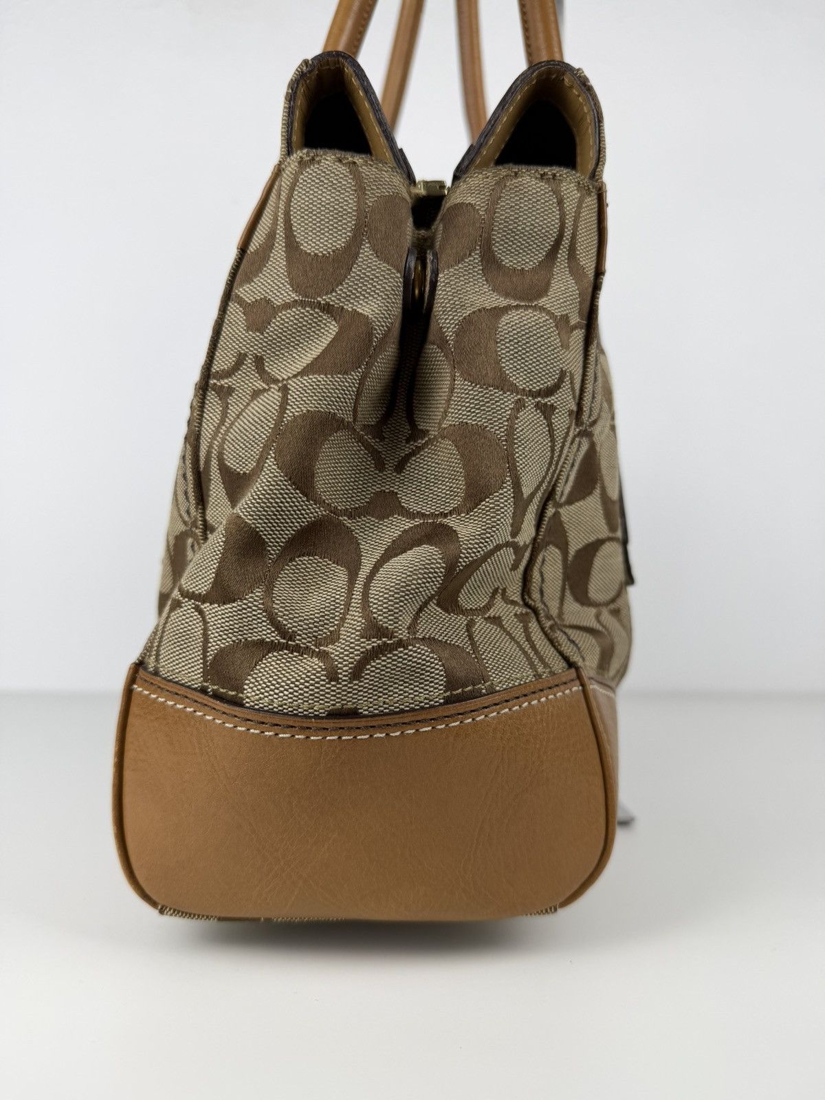 Coach signature turnlock Hamptons tote bag