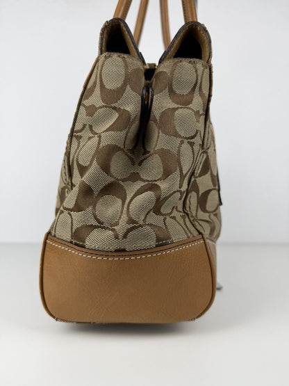 Coach signature turnlock Hamptons tote bag