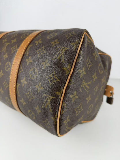 Vintage 80s Louis Vuitton monogram sac souple 35 boston bag