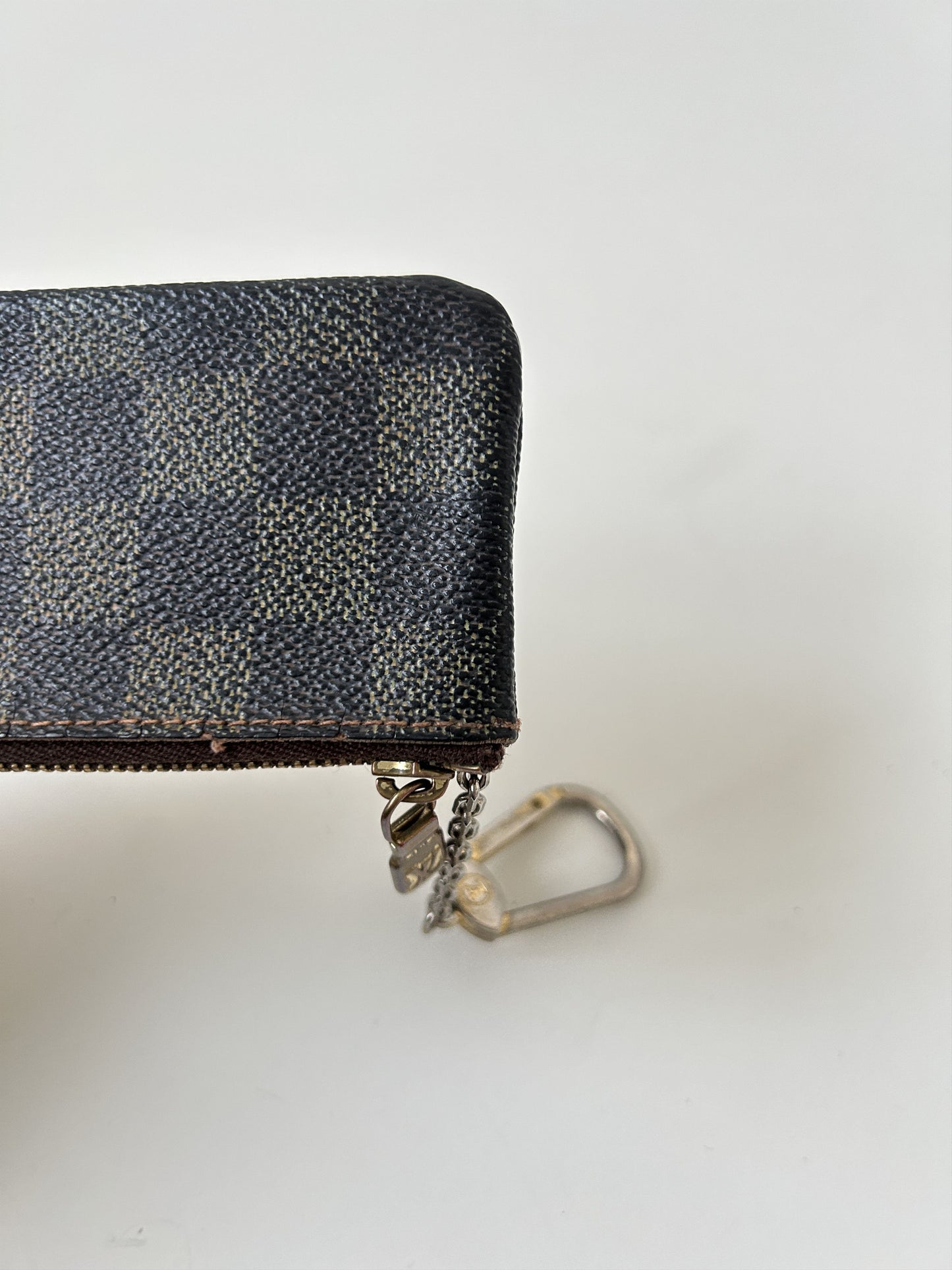 Louis Vuitton damier ebene pochette cle coin/ key pouch