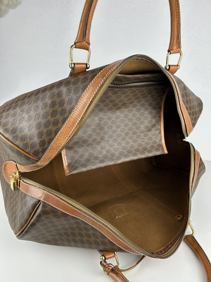 Vintage 90s Celine macadam monogram boston bag