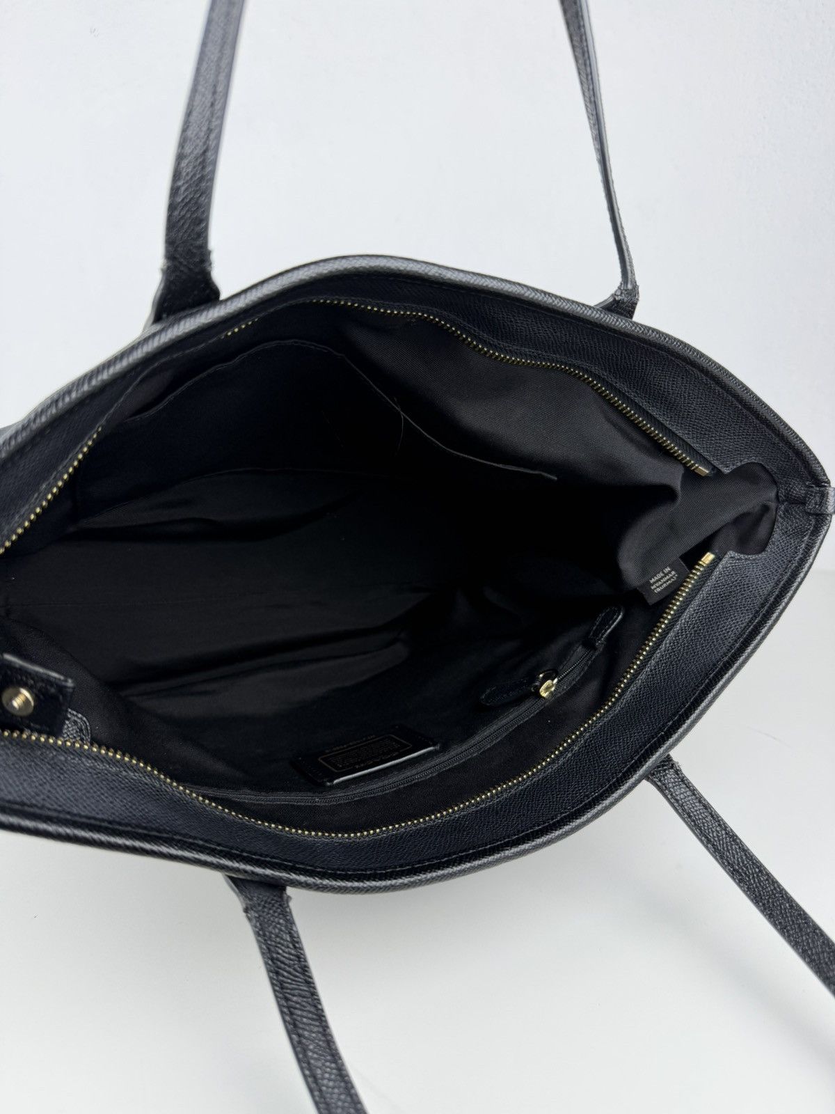 Coach crossgrain leather city tote bag