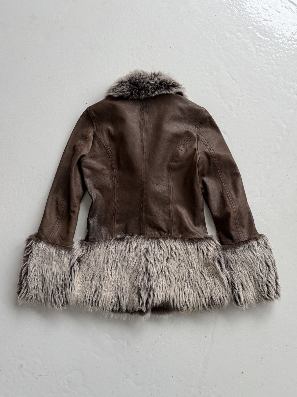 Marlboro Classics shearling afghan/ penny lane short coat
