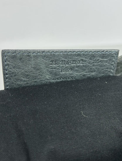 Balenciaga classic hardware city velo bag in dark green