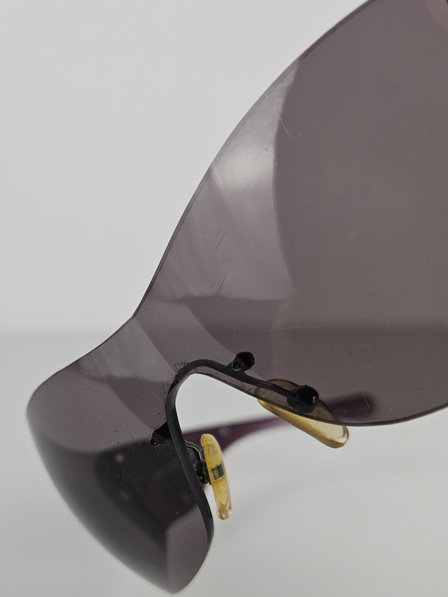 Archive y2k Prada SPR58F wraparound flame sunglasses