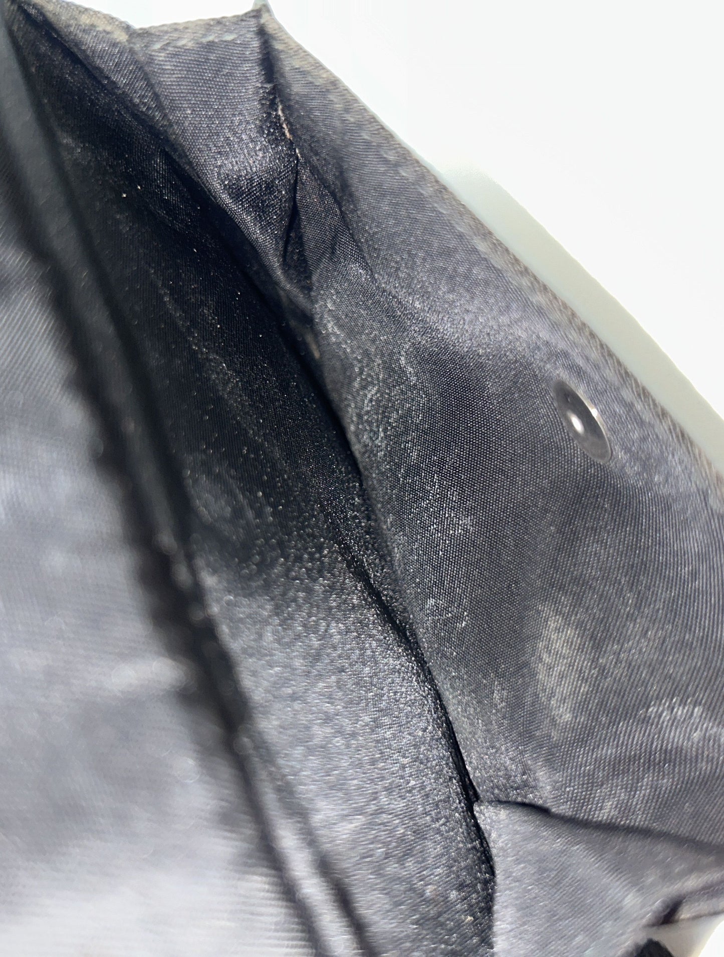 Prada triangle logo nylon bifold wallet