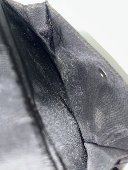 Prada triangle logo nylon bifold wallet