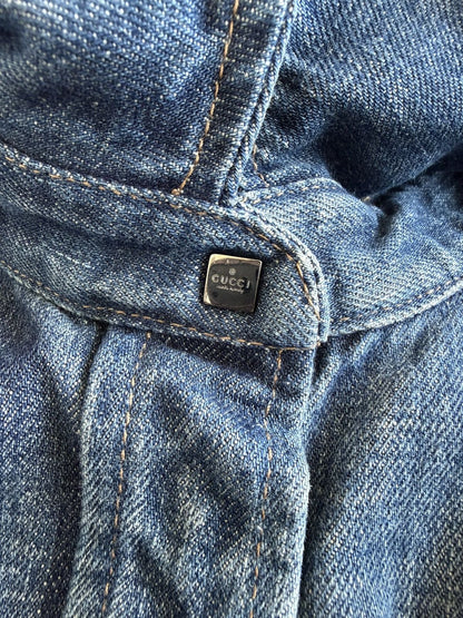 AW2001 Gucci Tom Ford era denim overshirt jacket