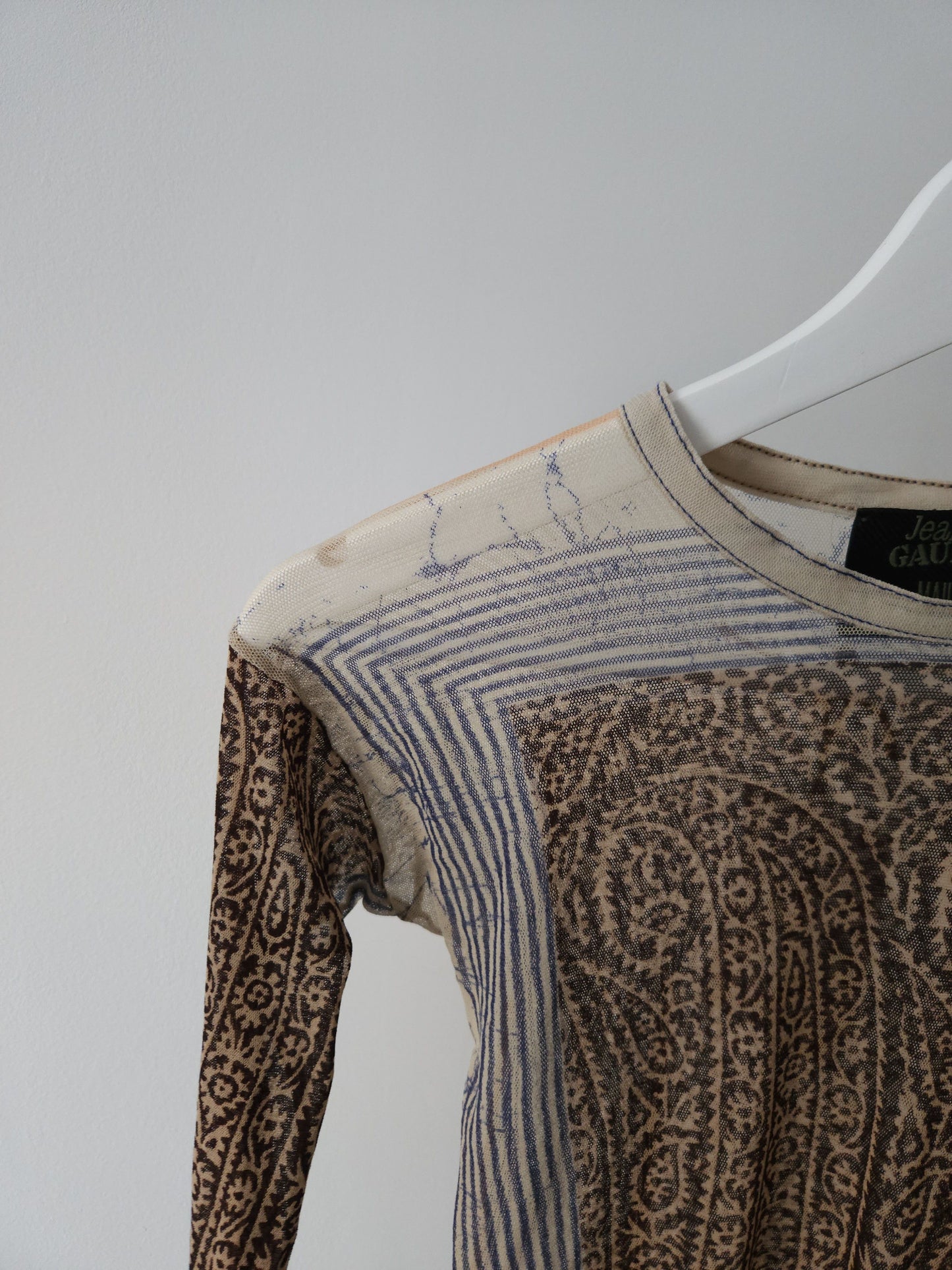 RARE archive Jean Paul Gaultier mesh top