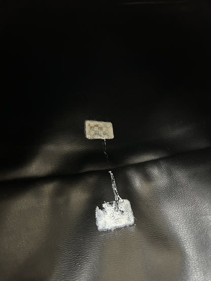 Vintage 90s chanel quilted lambskin matelasse shoulder bag