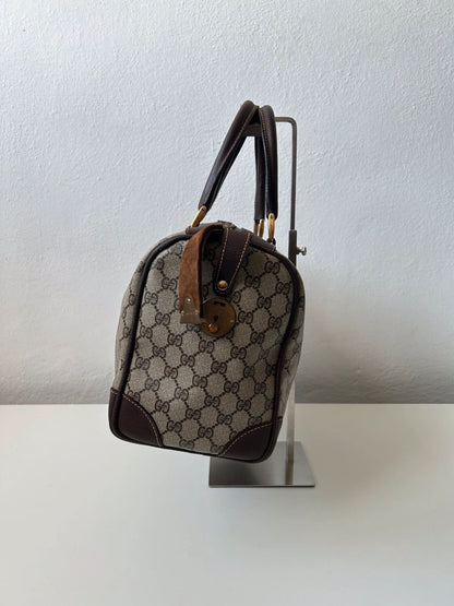 Vintage 70s-80s Gucci monogram Boston duffle bag