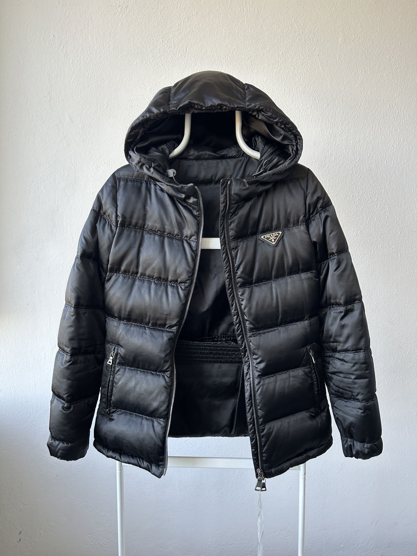 AW2010 Prada sport triangle logo puffer jacket