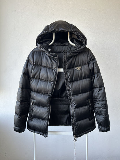 AW2010 Prada sport triangle logo puffer jacket