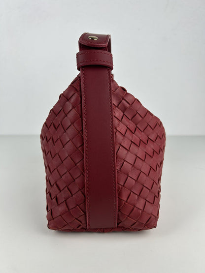 2007 Bottega Veneta intrecciato mini hobo handbag