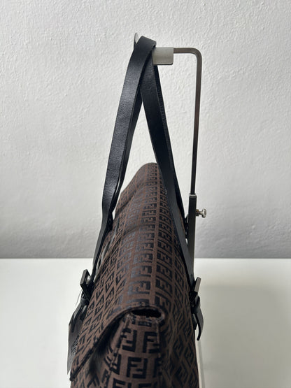Fendi zucchino monogram canvas handbag