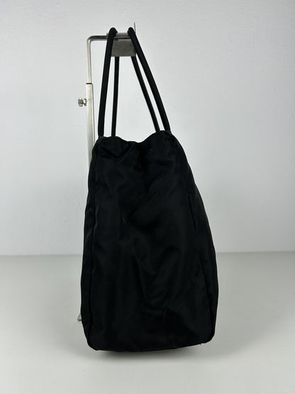 Vintage y2k prada tessuto city nylon triangle logo handbag