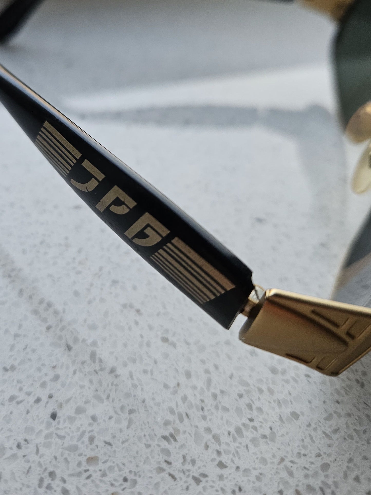 Vtg Jean Paul Gaultier 58-6204 big logo oval sunglasses