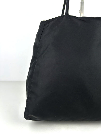 Vintage y2k prada tessuto city nylon triangle logo handbag