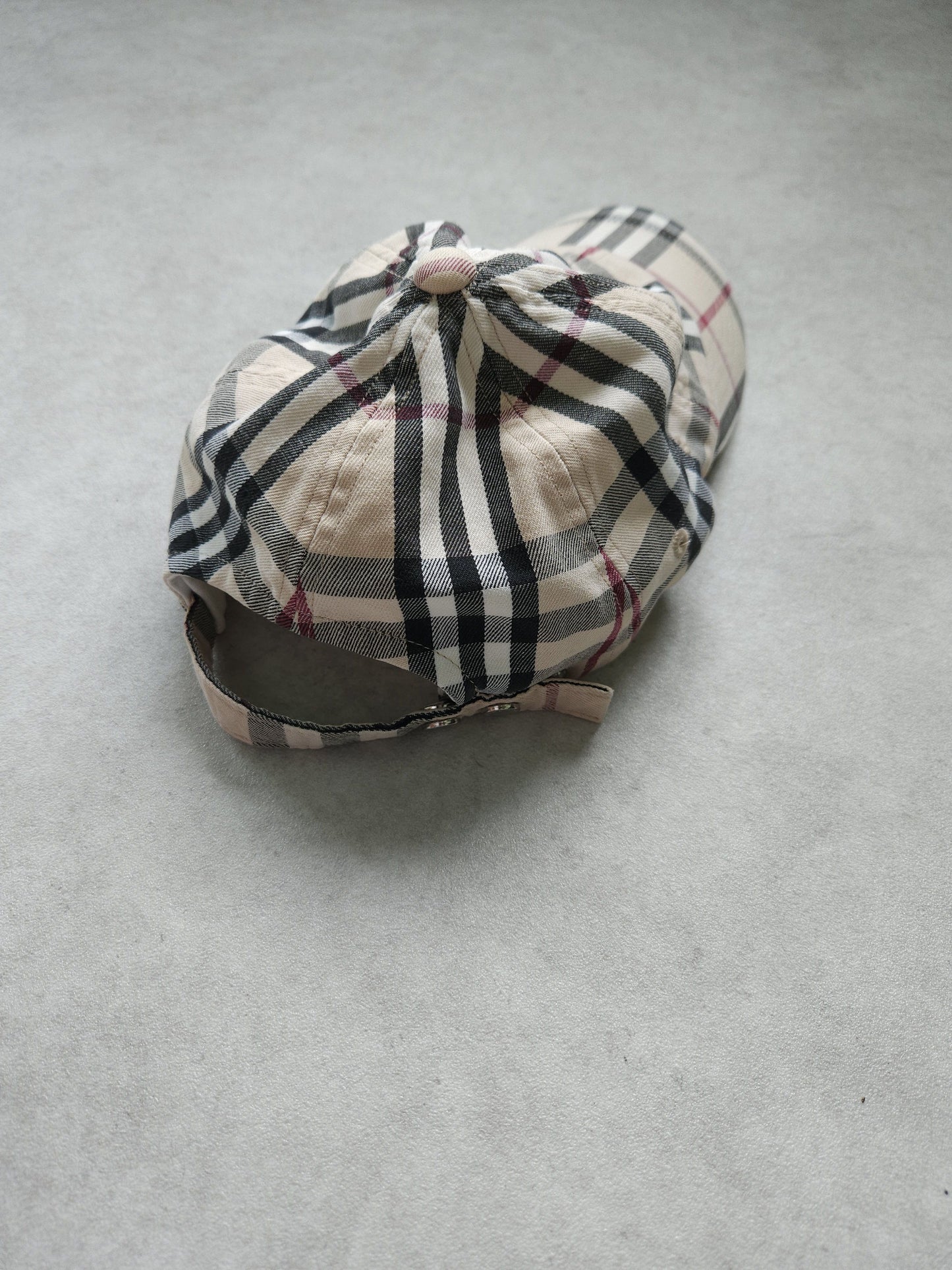 Vintage y2k burberry nova check hat cap