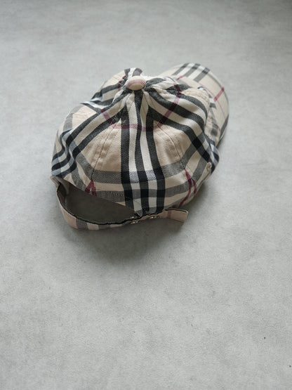 Vintage y2k burberry nova check hat cap